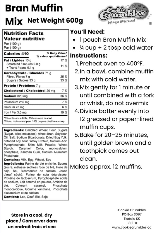 Bran Muffin Mix