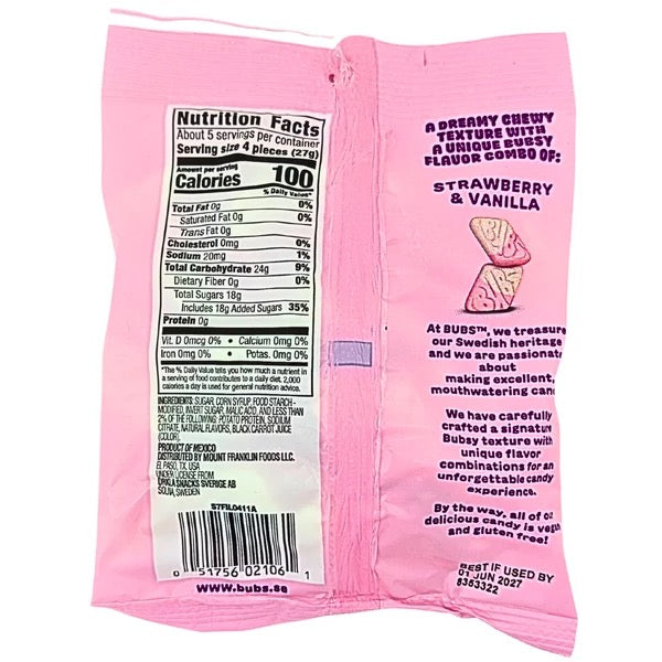 BUBS Strawberry Vanilla Diamonds