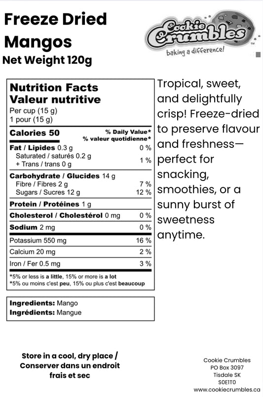 Freeze Dried Mangos