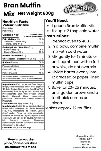 Bran Muffin Mix