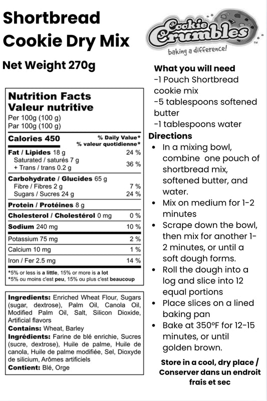 Shortbread Cookie Mix