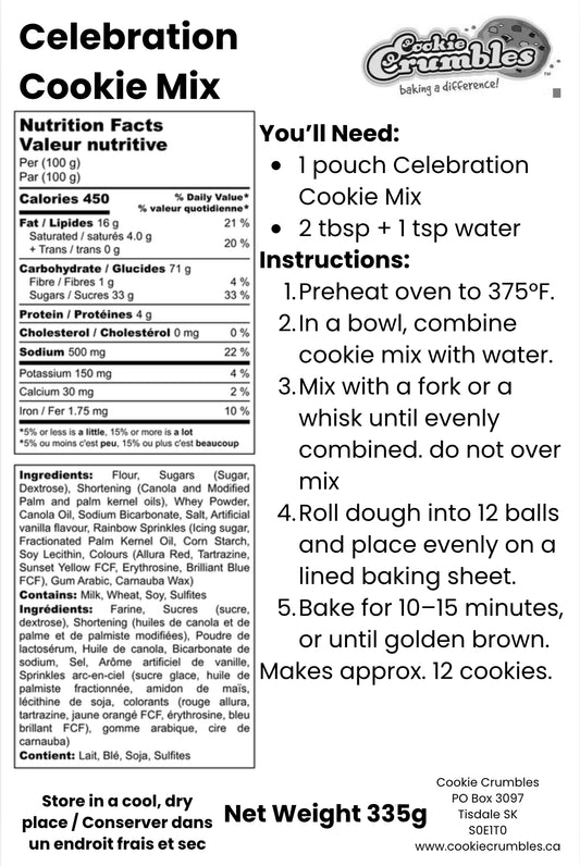 Celebration Cookie Mix