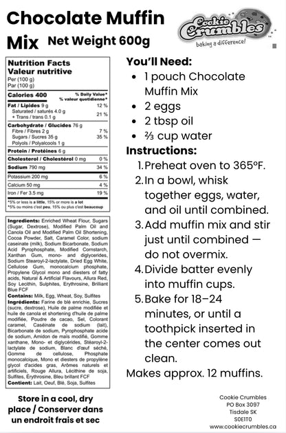 Chocolate Muffin Mix