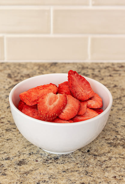 Freeze Dried Sliced Strawberries