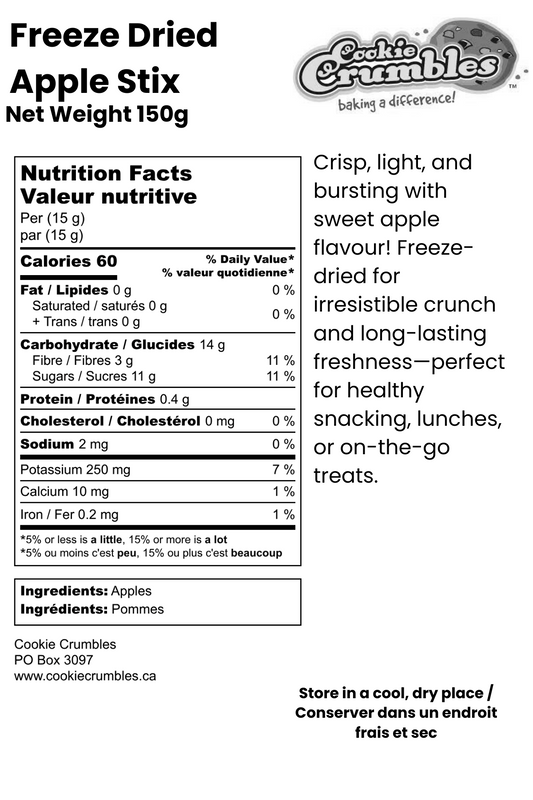 Freeze Dried Apple Stix