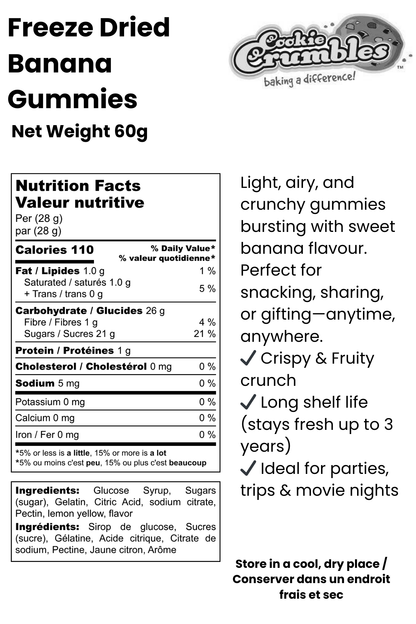 Freeze Dried Banana Burst