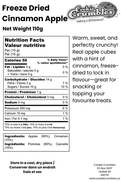Freeze Dried Cinnamon Apples