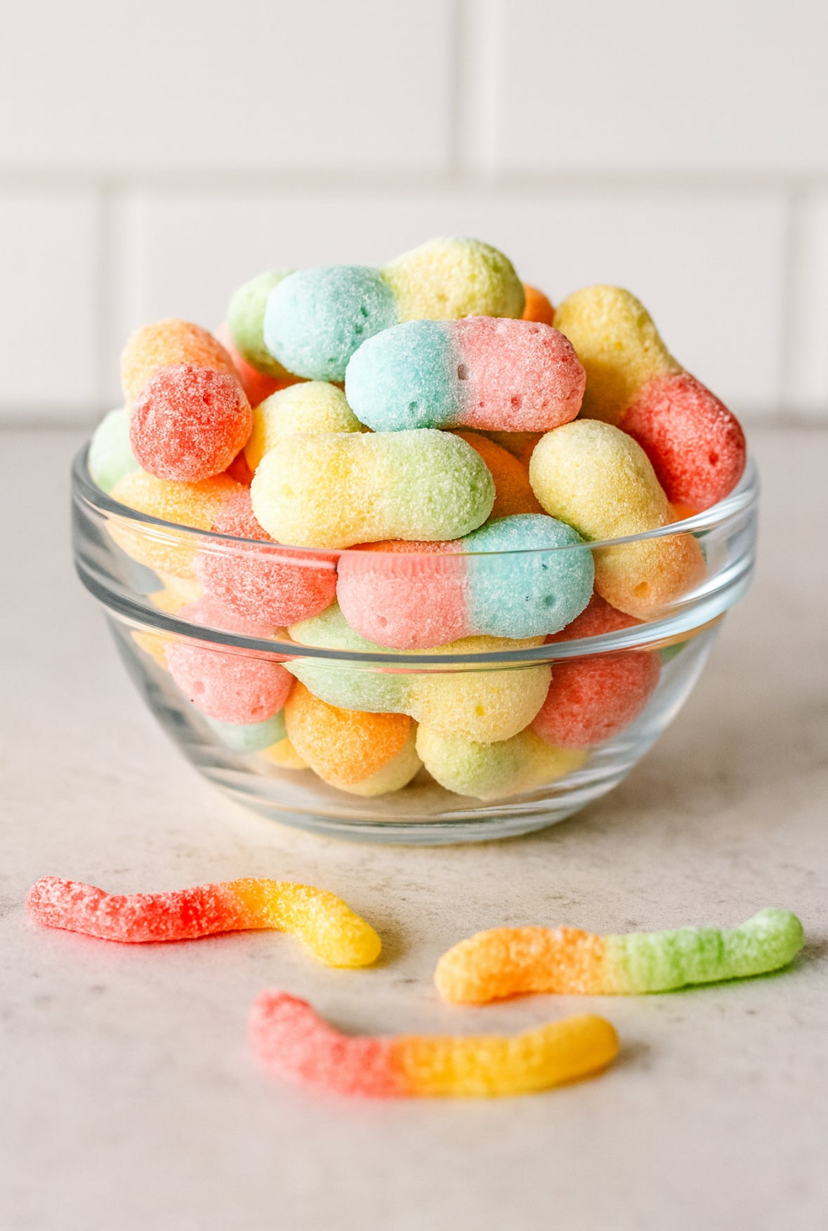 Freeze Dried Gummy Worms