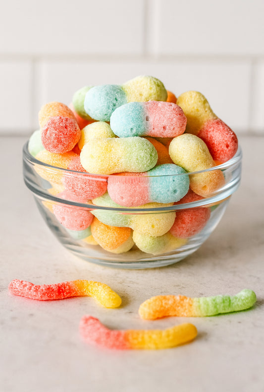 Freeze Dried Gummy Worms