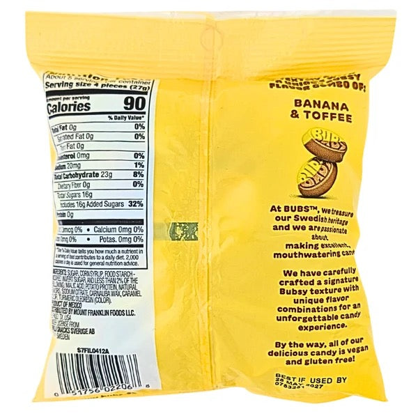 BUBS Banana Toffee Ovals